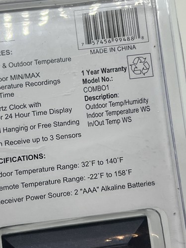 NEW Wireless Weather Station La Crosse Technology Unit WS-7213U WS7034U COMBO1 - Picture 6 of 9