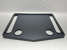 Walker Tray Table with Cup Holders for Folding Walkers Gray