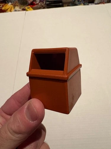 VINTAGE Fisher Price Little People MCDONALD'S TRASH CAN Bin Original Part