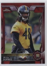 2015 Topps Chrome Rookies Red Refractor 5/25 Bud Dupree Alvin Dupree #157 1by8