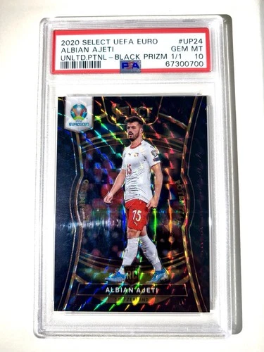 Albian Ajeti 1/1 RC PSA GemMT 10 Switzerland Basel West Ham Panini Euro 2020 1/1