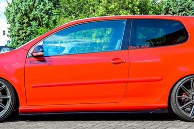 Side skirts addons/ Blades/ sill covers Wing For VW Golf 5 2003-2008