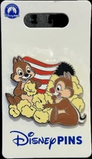 2025 Disney Parks Chip & Dale Eating Popcorn OE Pin
