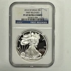 2014-W $1 Proof American Silver Eagle First Releases NGC PF69 UCAM