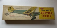 Vintage Guillows Curtiss Robin BALSA FLYING MODEL SCALE AIRPLANE KIT