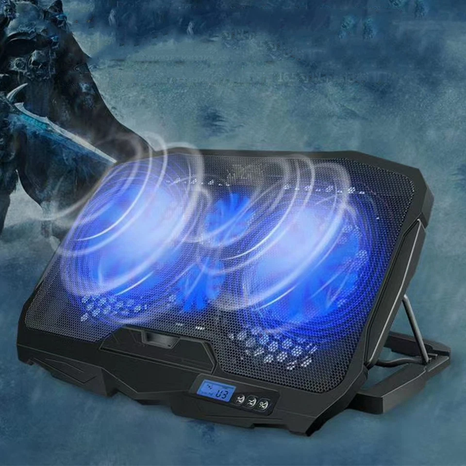 Игровой ноутбук охлаждения вентилятор стойка для 11-16,5 «дюймов ноутбука кулер подушечка с 4 вентиляторами - Изображение 4 из 4