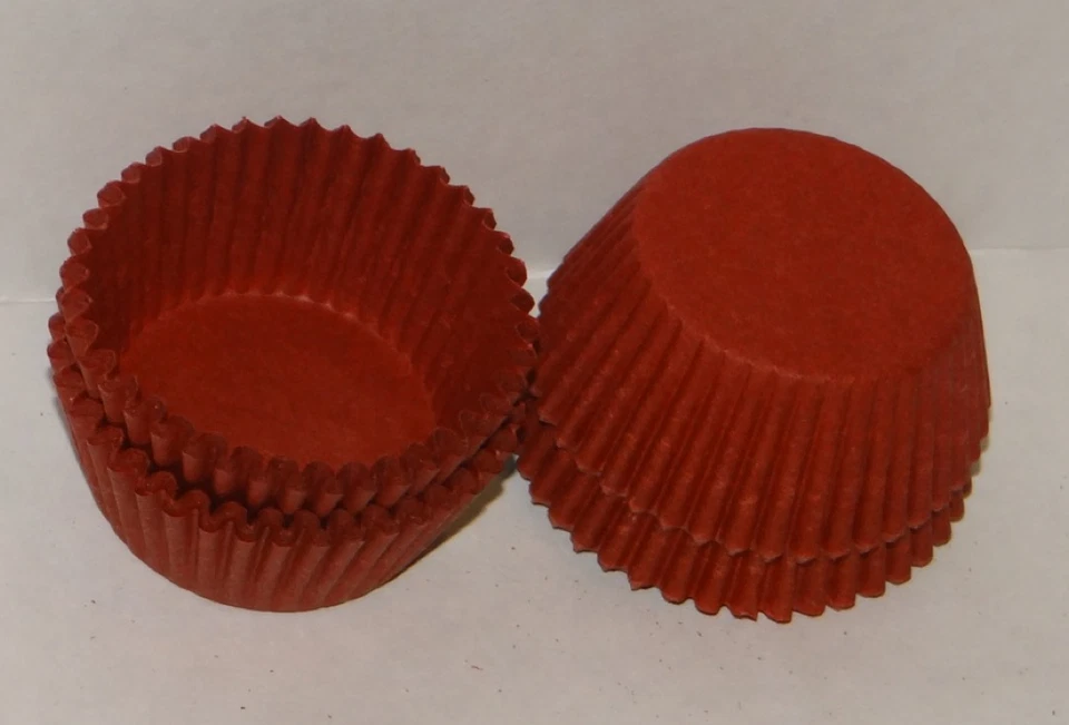 CANDY MOLDS N MORE #5 Red Paper Candy Cups 200 Pack Candy Making Supplies-CP-6-200 NEW