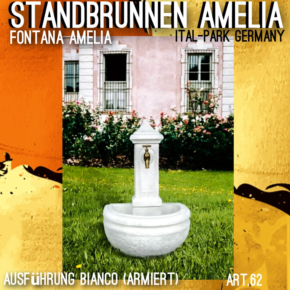 Wasserzapfstelle Wandbrunnen Standbrunnen Brunnen   Zierbrunnen Art.62