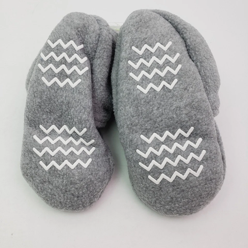 Botines de vellón antideslizantes grises Hudson para bebé niña talla 4T Foto 4 de 4