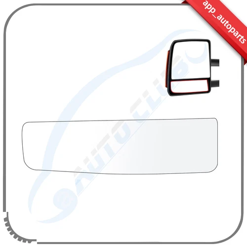 Lower Towing Mirror Glass For 07-19 Toyota Tundra Truck Replacement Driver Side