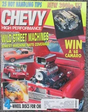1991 OCT CHEVY HI PERFORMANCE MAGAZINE CAMARO CHEVELLE SS BEL AIR +COLOR PICS