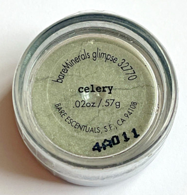 bareMinerals Celery Glimpse Powder Eye Shadow Color Full Size & Sealed