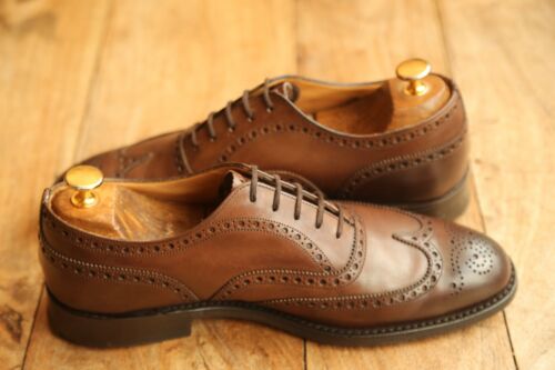 Church's Chetwynd Brown Leather Oxford Brogue Shoes Men's UK 7 G US 8 EU 41 - Picture 7 of 11