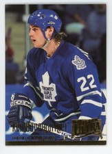 1994-95 Ultra Maple Leafs Hockey Card #212 Ken Baumgartner