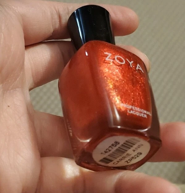 NEW! Zoya nail polish Lacquer CARRIE ANN ~ Light warm scarlet red glitter |  eBay