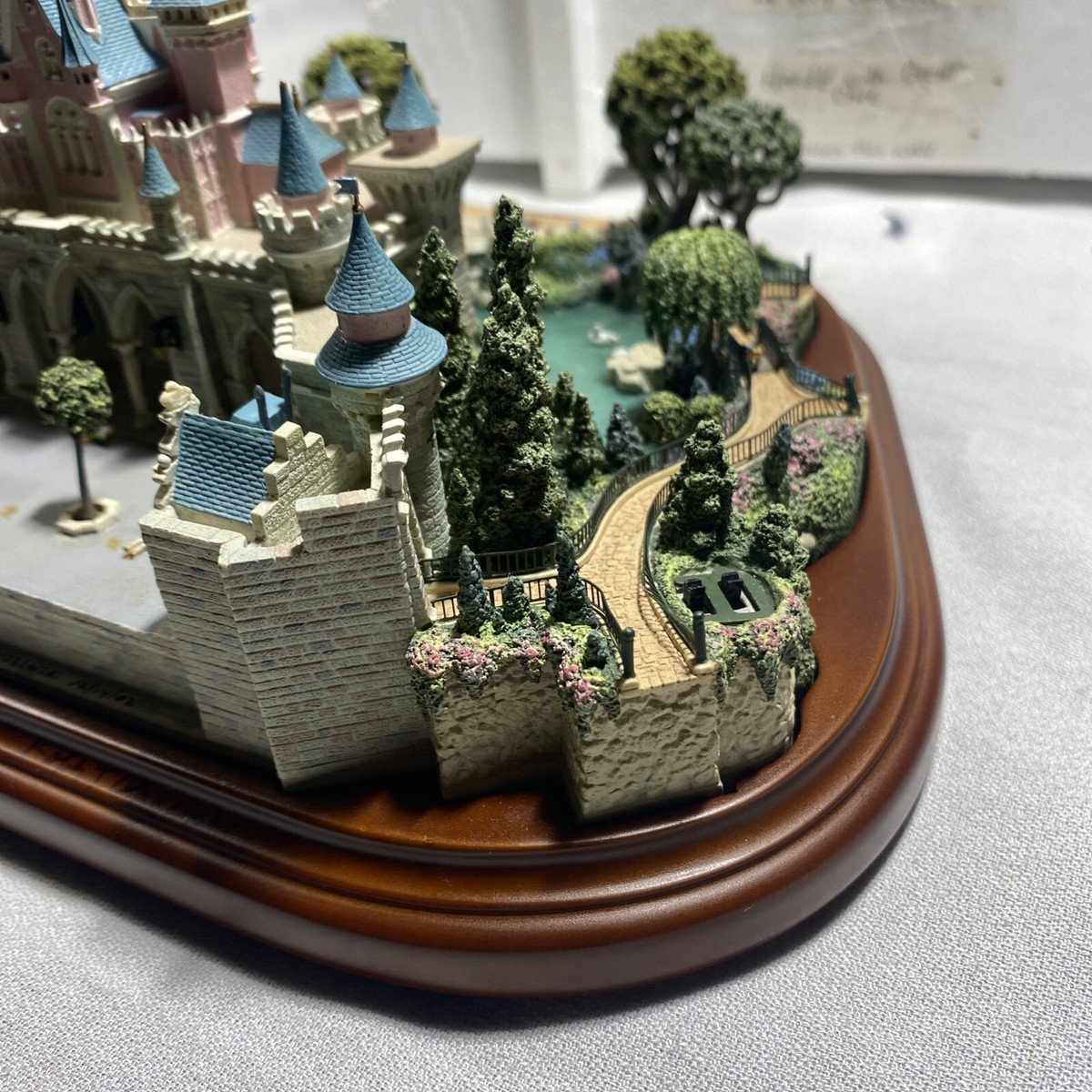 Olszewski Disneyland Main Street USA Sleeping Beauty Castle SIGNED