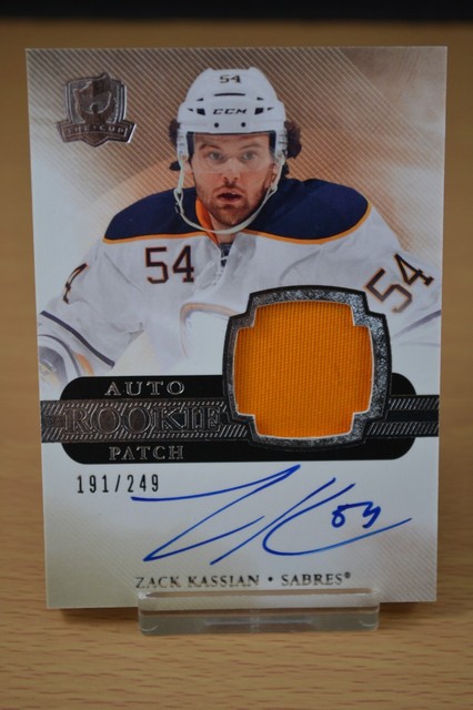 Zack Kassian 2011-12 Upper Deck The Cup Hockey Rookie Patch Auto Card # 111