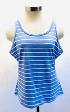 NWT SO GOODS FOR LIFE Juniors Sleeveless Pullover Round Neck Tank Top Striped XL