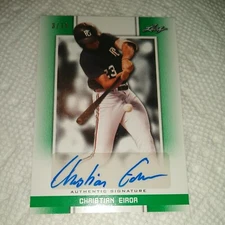 Christian Eiroa 2019 Leaf Perfect Game AUTOGRAPH BA-CE1 ***3/10***