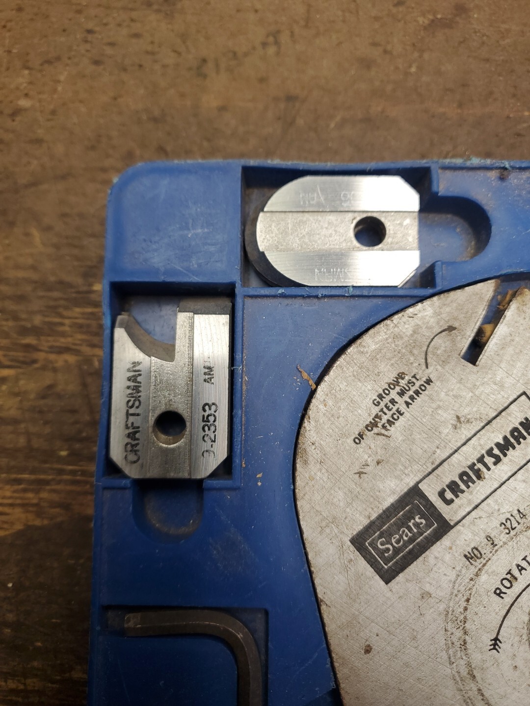 Craftsman Table Saw Dado Blade/Shaper 3/4 Shaft With 5/8 Insert eBay