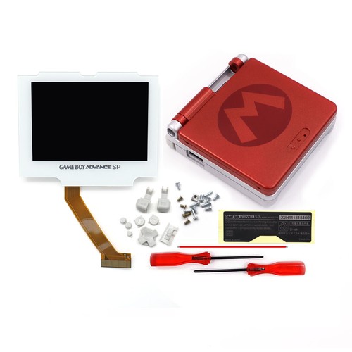 Easy Drop In V5 Laminated 720x480 Retro Pixel IPS LCD+Case For GBA SP-White lens - Picture 40 of 66
