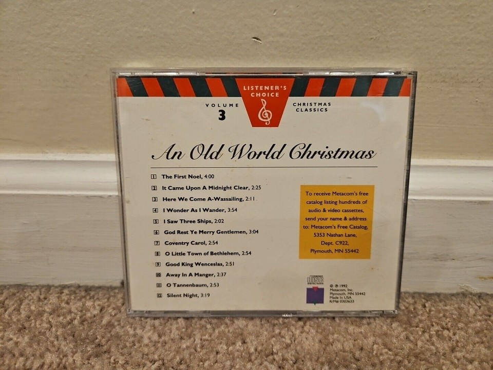 Listener's Choice An Old World Christmas (CD, 1992, eBay