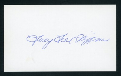 Lucy Lee Flippin Actress: Little House On The Prairie signed 3x5 Card E25904