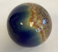 Vintage Art Pottery Sculpture Orb/Paperweight EUC