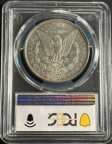 1878 7tf Rev of 79 Morgan Silver Dollar PCGS XF45 Spectacular Toning - Picture 3 of 3