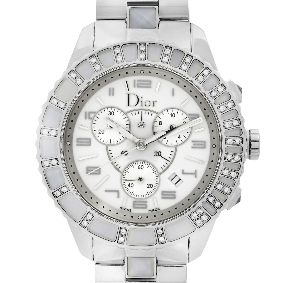 Dior Christal 39mm Stainless Steel Diamond White Dial Quartz Dior Christal 39mm Stainless Steel Diamond White Dial Quartz