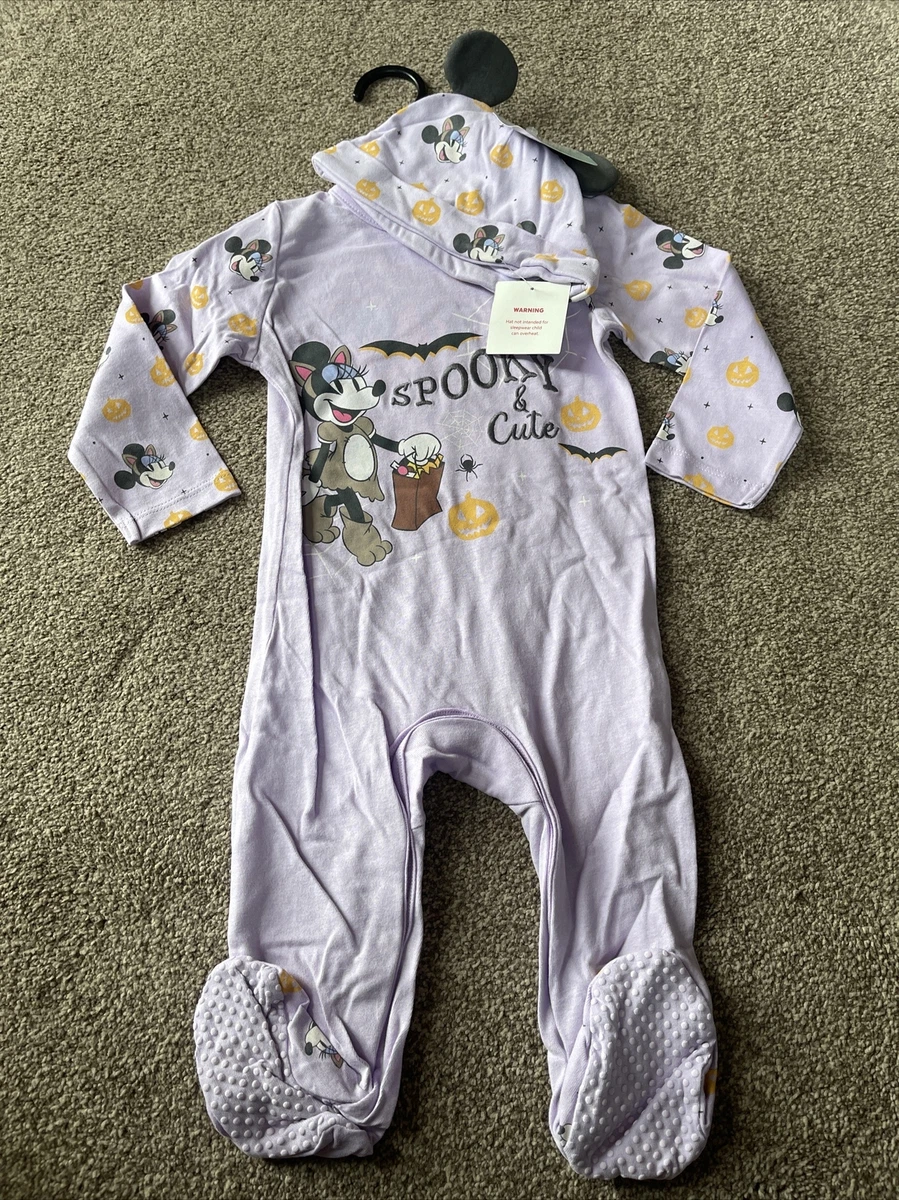 Tu Clothing Disney Baby Halloween Lilac Sleepsuit 12 18 Months