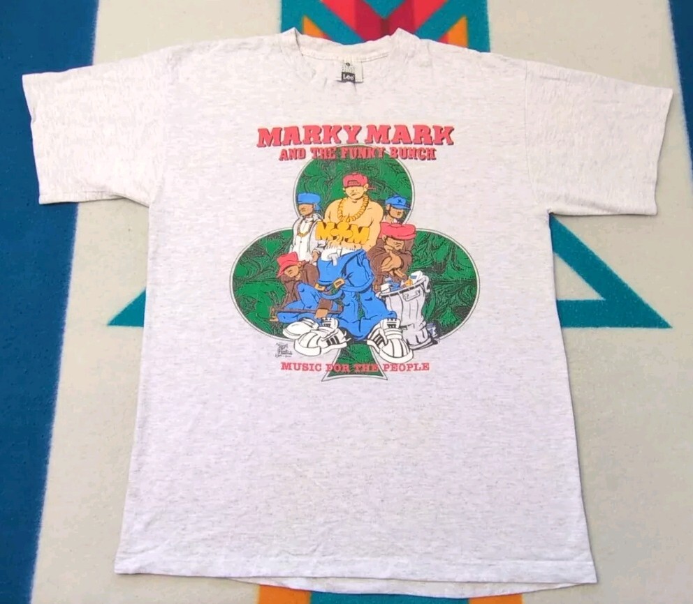 Vintage Marky Mark & The Funky Bunch Shirt 1991 USA XL Tour Single 