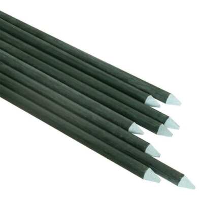 FRP Plant Supporting Stakes Climbing Tree Dark Green 3/8 In. Dia 6 Ft. (10 Pack)