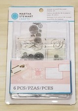Martha Stewart STAMP AROUND THE PAGE STITCHED unused in original packaging