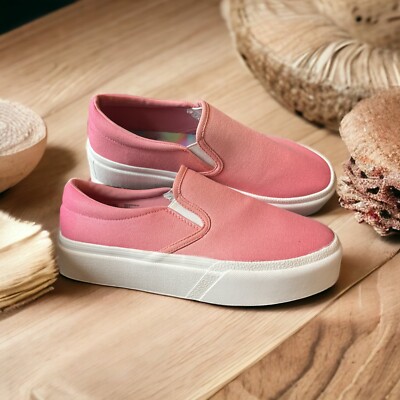 Wonder Nation Women's size Pink GGWN22FM072 Canvas Slip