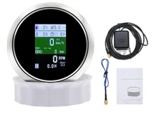 Geloo 85mm 6in1 Multifuction GPS Speedometer Tachometer For Car Boat Motorcycle