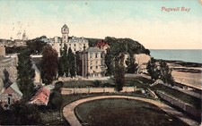 POSTCARD - KENT - PEGWELL BAY - BELLE VU HOTEL - RAMSGATE - POSTED 1908
