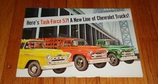 Original 1957 Chevrolet Truck Full Line Sales Brochure Pickup Panel Suburban Original 1957 Chevrolet Truck Full Line Sales Brochure Pickup Panel Suburban