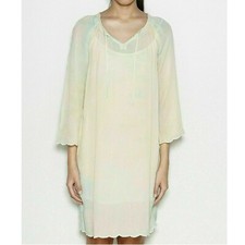 Hoss Intropia Anthropologie Great Britain Mini Dress Tie Dye Smocked S-36 267926