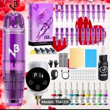 INKSOUL-Tattoo Pen Kit Wireless Tattoo Machine Kit, Valentine’s Day Gift 