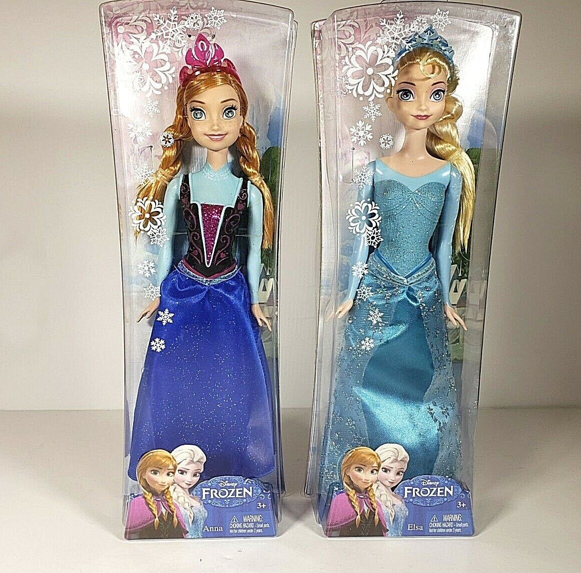 Lot of 2 Disney Frozen Elsa and Anna Sparkle Pair of Dolls Lot of 2 Disney Frozen Elsa and Anna Sparkle Pair of Dolls