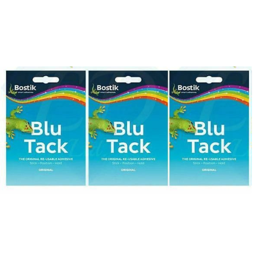 Bostik Blu-tack 801103 Blu-tack Original Blu-Tack 6 x 60 g lijm, niet