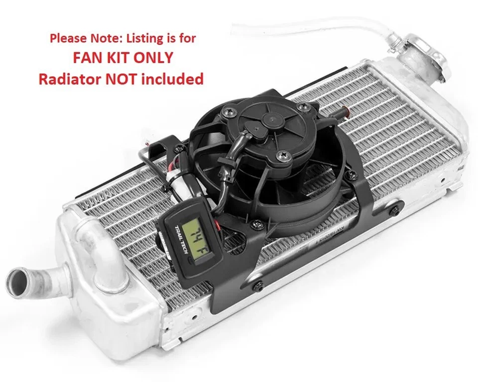 Kit de ventilador de radiador digital Trail Tech 732-FN3 TTO para KTM 500XCF-W 2017-2018 Foto 2 de 4