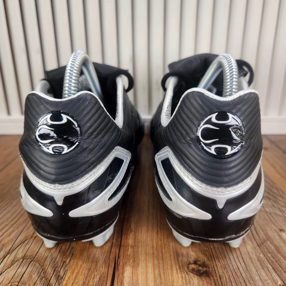 Adidas Absolado Traxion FG 2007 Womens Size 10 Black Silver Soccer Cleats 661359 - Image 4 of 4