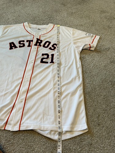 Zack Greinke Jersey Men's X-Large Houston Astros White Gallery Furniture Shirt - Picture 4 of 6