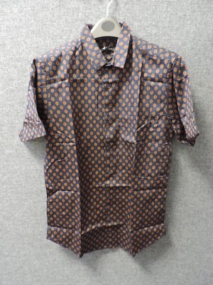 New Look Herren Bedrucktes Hemd Größe Small Ln044 KK 08