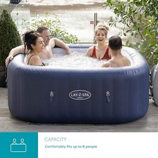 Lay-Z-Spa Hawaii Hot Tub, 140 AirJet Massage System Inflatable Spa