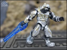 HALO MEGA BLOKS SILVER ELITE ARBITER MINI FIGURE 96941 COVENANT PHANTOM