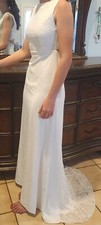 Lulus small white wedding/cocktail/prom formal dress