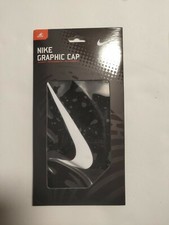 NIKE Big Swoosh Graphic Swim Training Cap Black/White, One Size NEW In Box